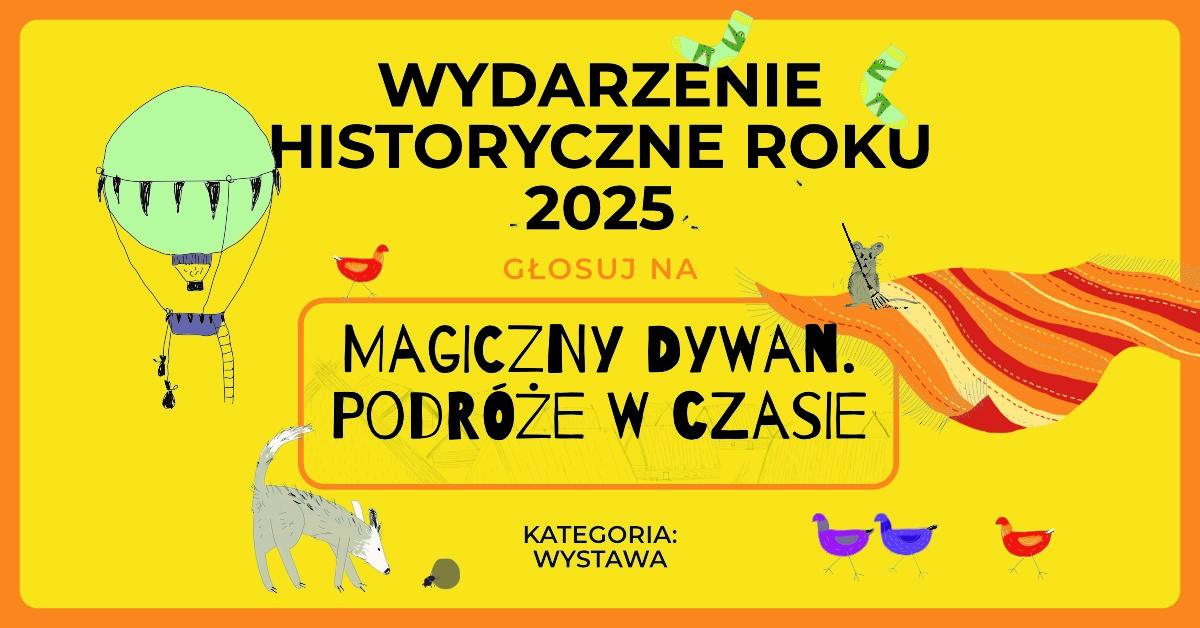 Grafika promująca głosowanie na wystawę